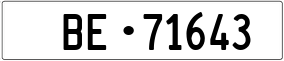 Truck License Plate